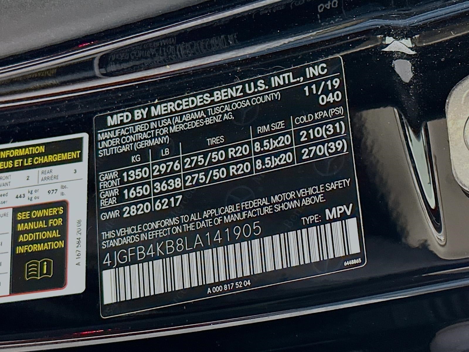 2020 Mercedes-Benz GLE 350 GLE 350 4MATIC® SUV