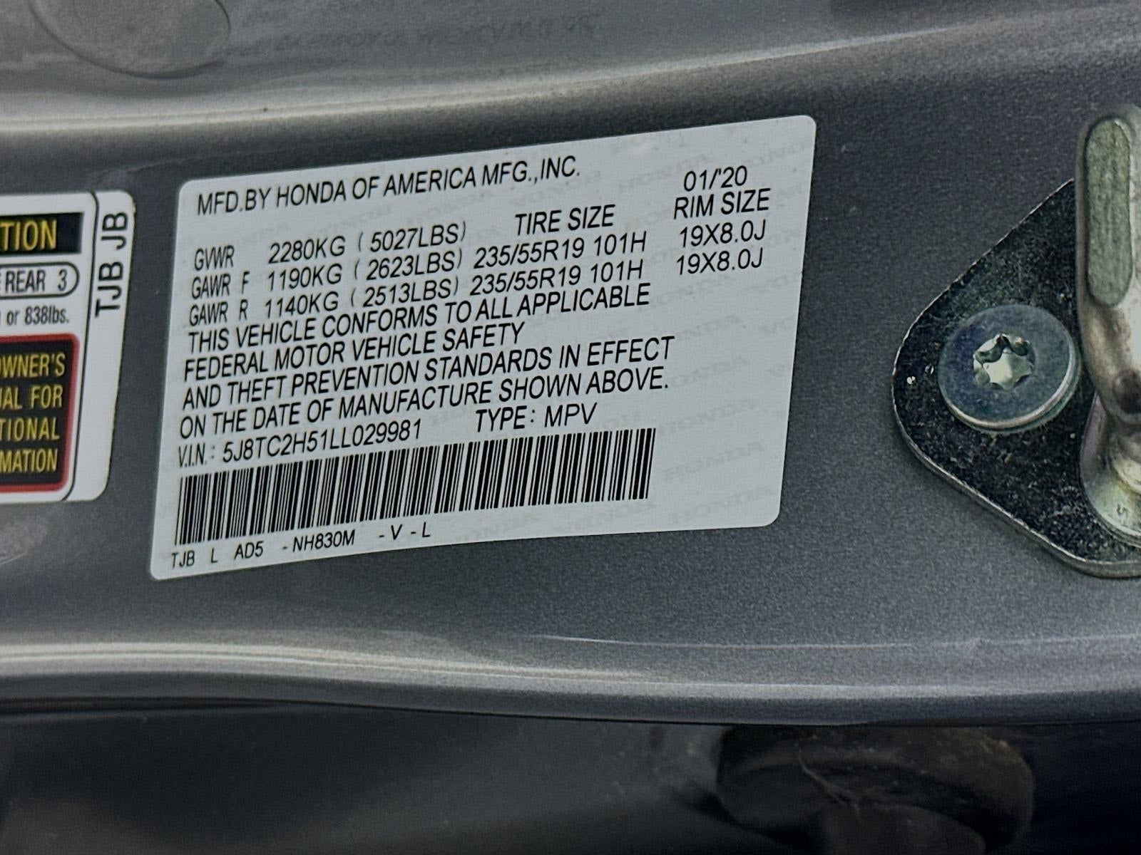 2020 Acura RDX SH-AWD w/Technology Pkg