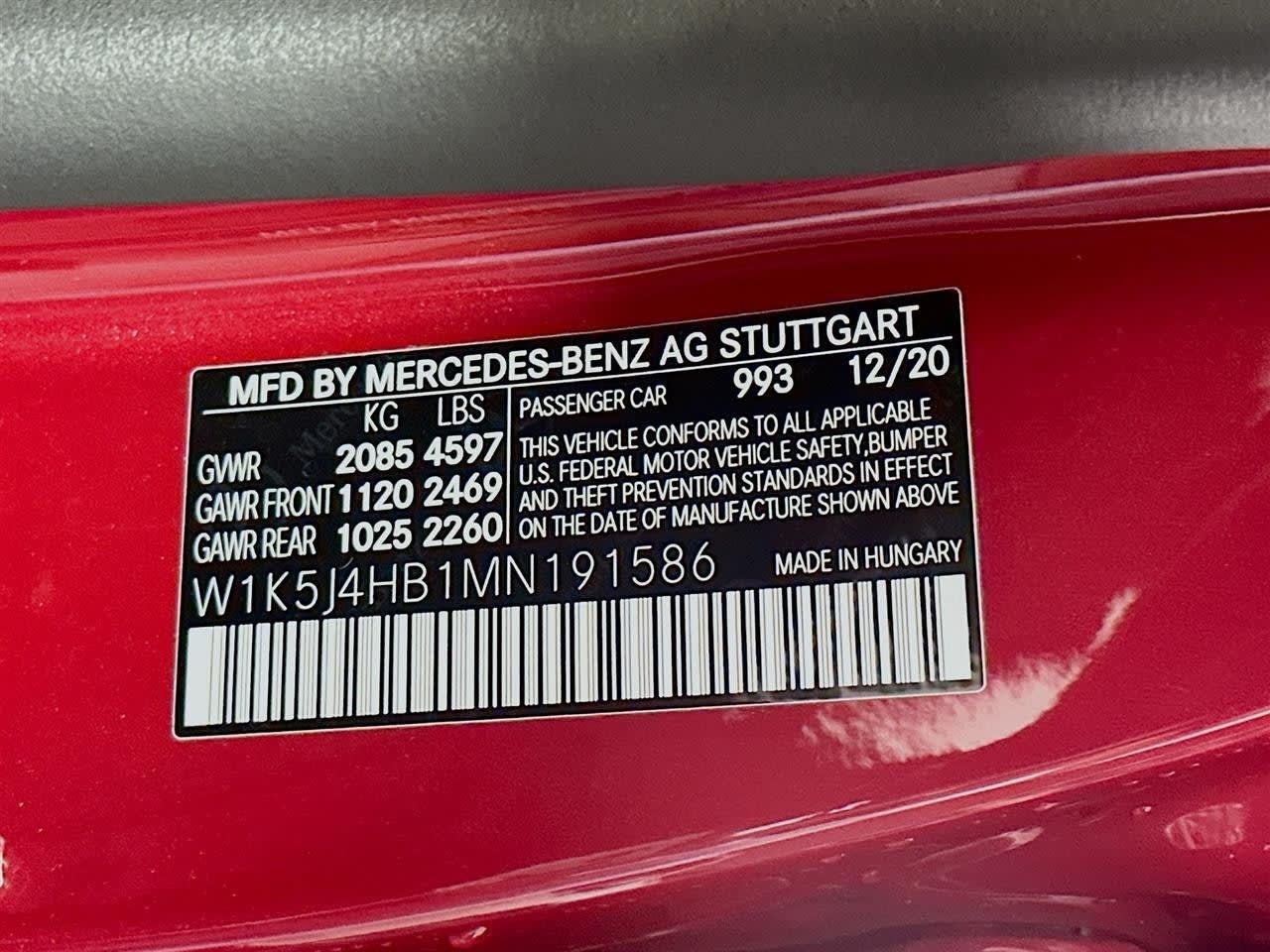 2021 Mercedes-Benz CLA 250 CLA 250 4MATIC® Coupe