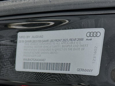 2019 Audi S5 Sportback Premium Plus 3.0 TFSI quattro