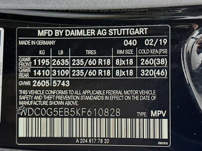 2019 Mercedes-Benz GLC 350e GLC 350e 4MATIC® SUV