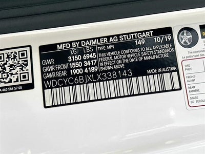 2020 Mercedes-Benz G 550 G 550 4MATIC® SUV