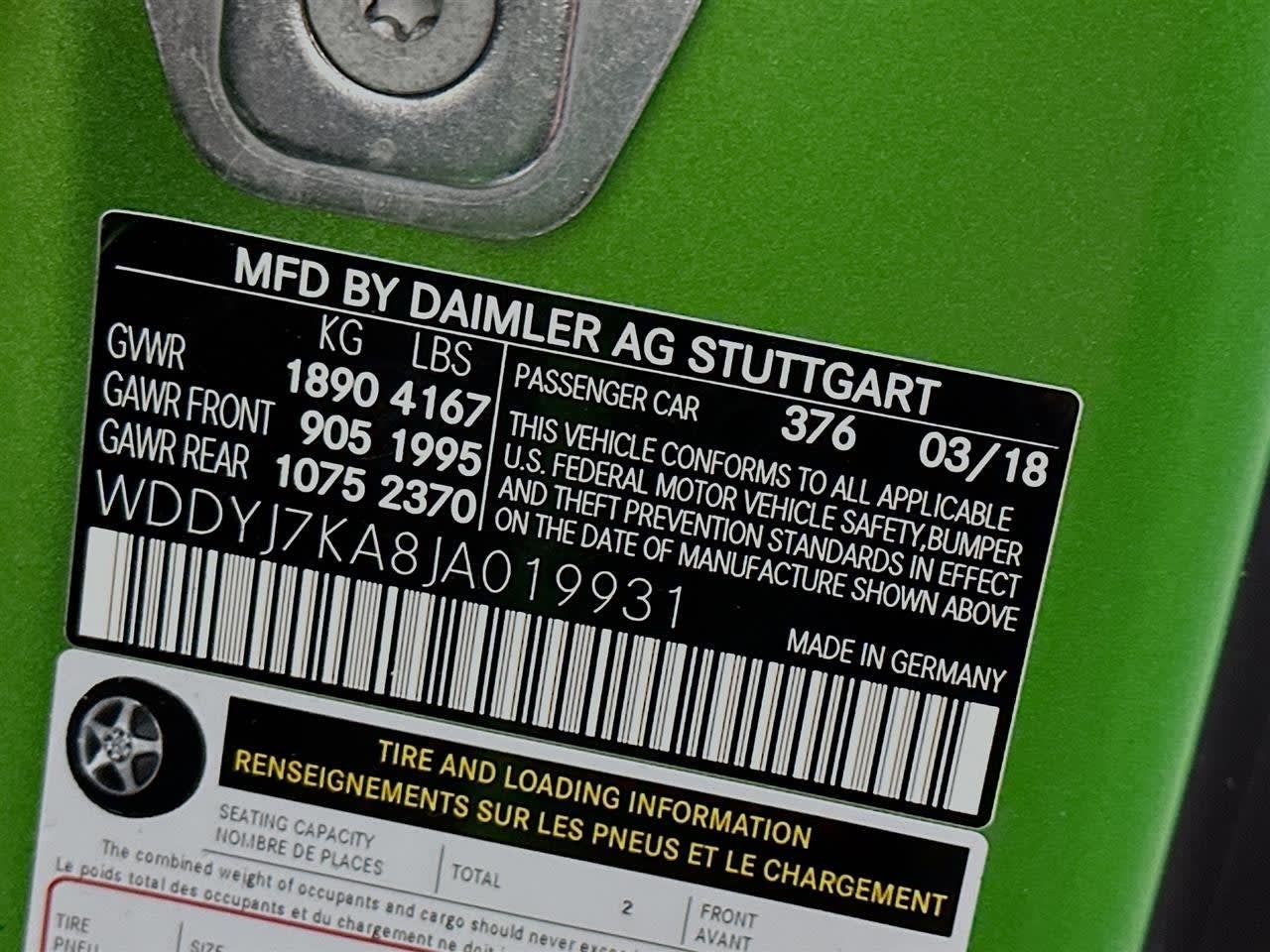 2018 Mercedes-Benz AMG® GT AMG® GT R Coupe