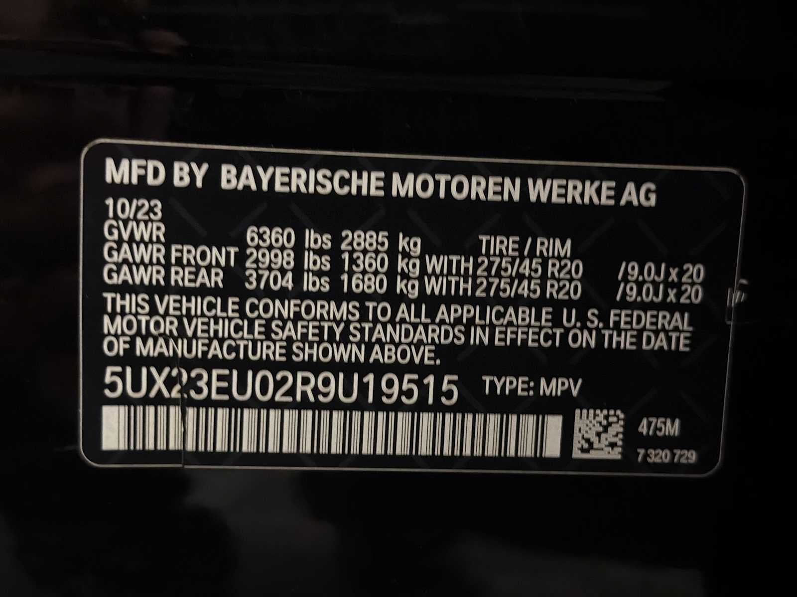 2024 BMW X5 xDrive40i Sports Activity Vehicle
