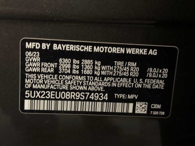 2024 BMW X5 xDrive40i Sports Activity Vehicle