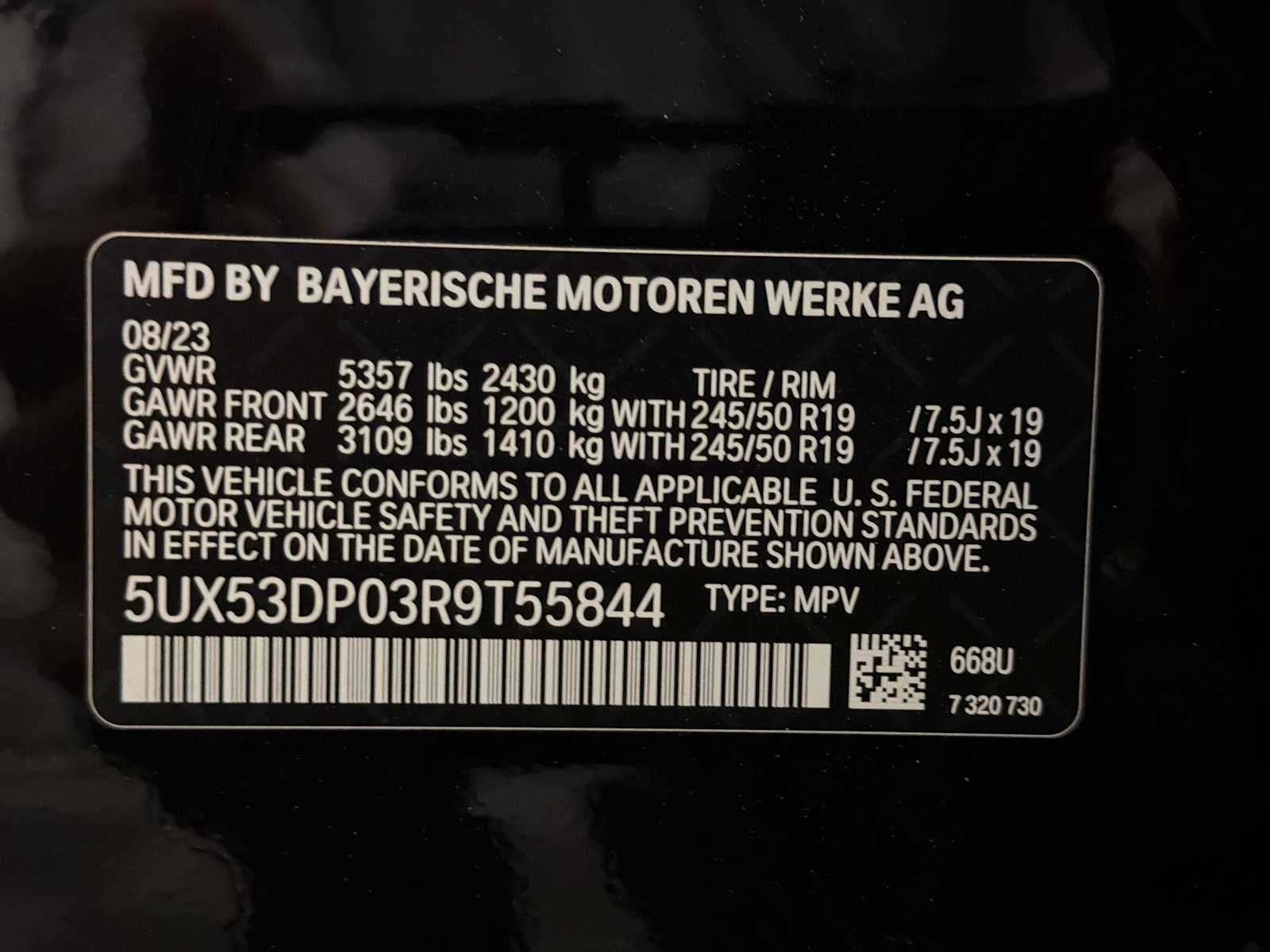 2024 BMW X3 xDrive30i Sports Activity Vehicle