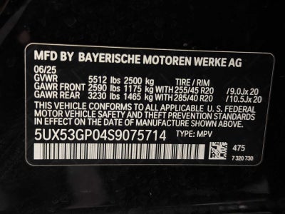 2025 BMW X3 30 xDrive Sports Activity Vehicle