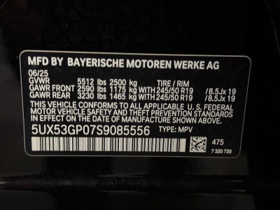 2025 BMW X3 30 xDrive Sports Activity Vehicle