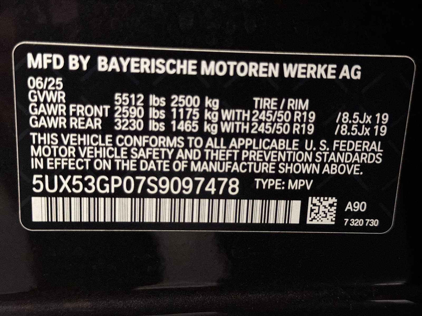 2025 BMW X3 30 xDrive Sports Activity Vehicle