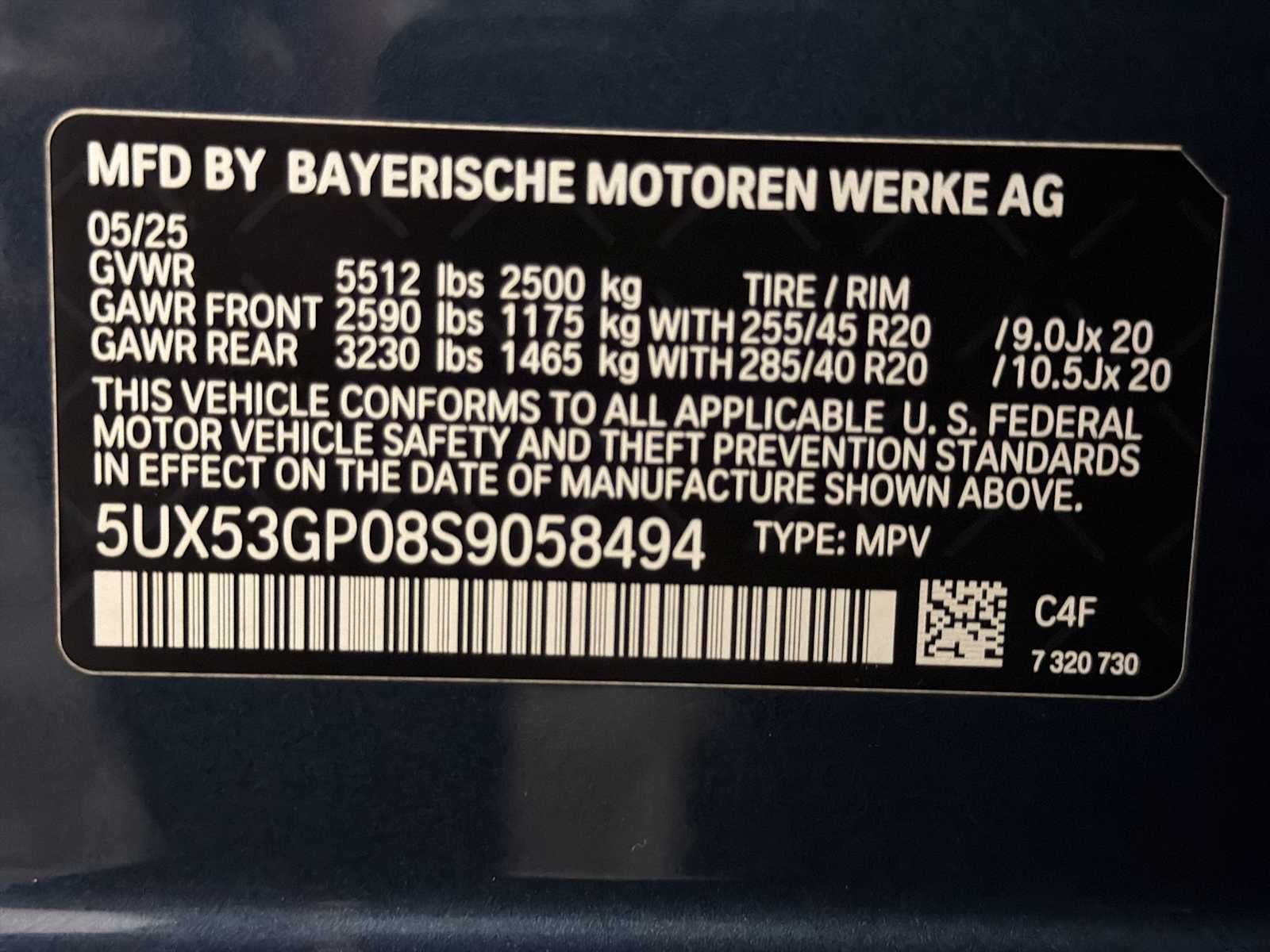 2025 BMW X3 30 xDrive Sports Activity Vehicle