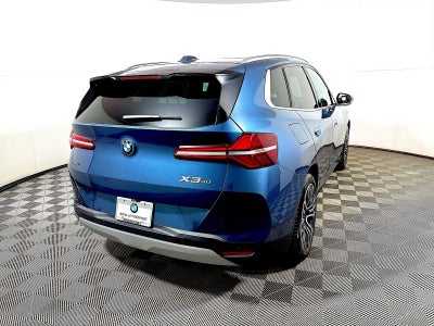 2025 BMW X3 30 xDrive Sports Activity Vehicle
