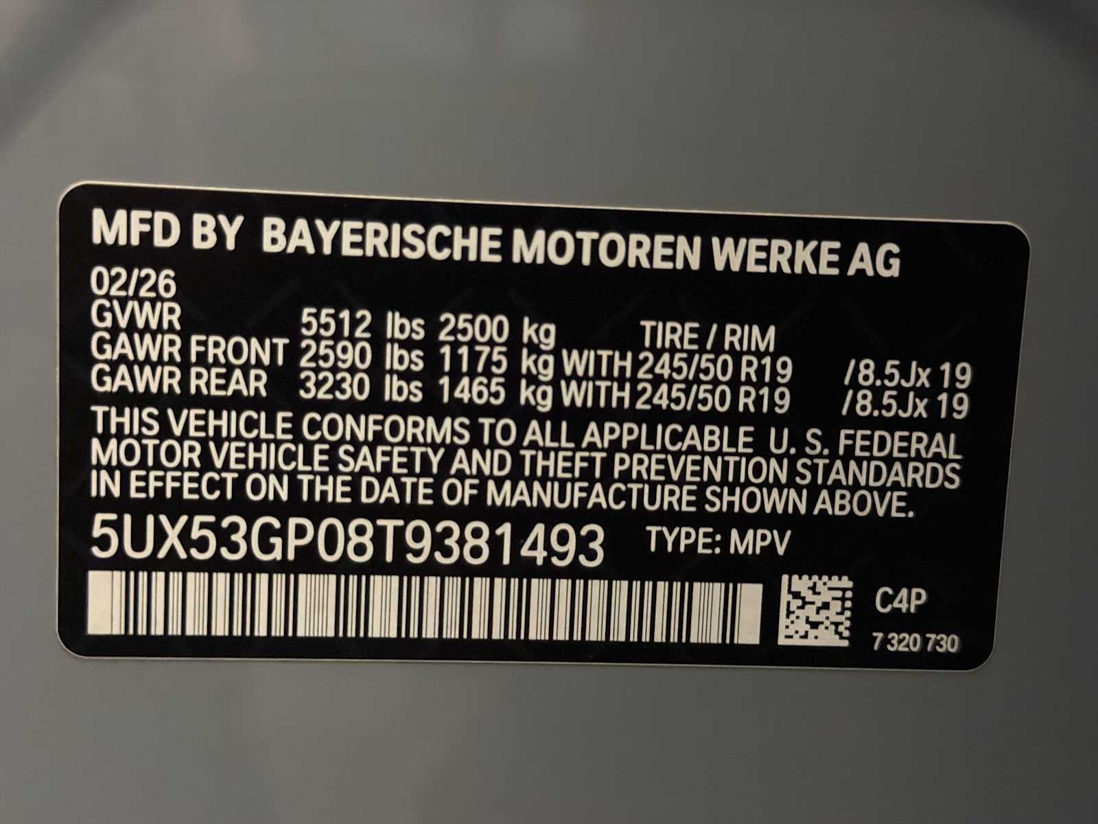 2026 BMW X3 30 xDrive Sports Activity Vehicle