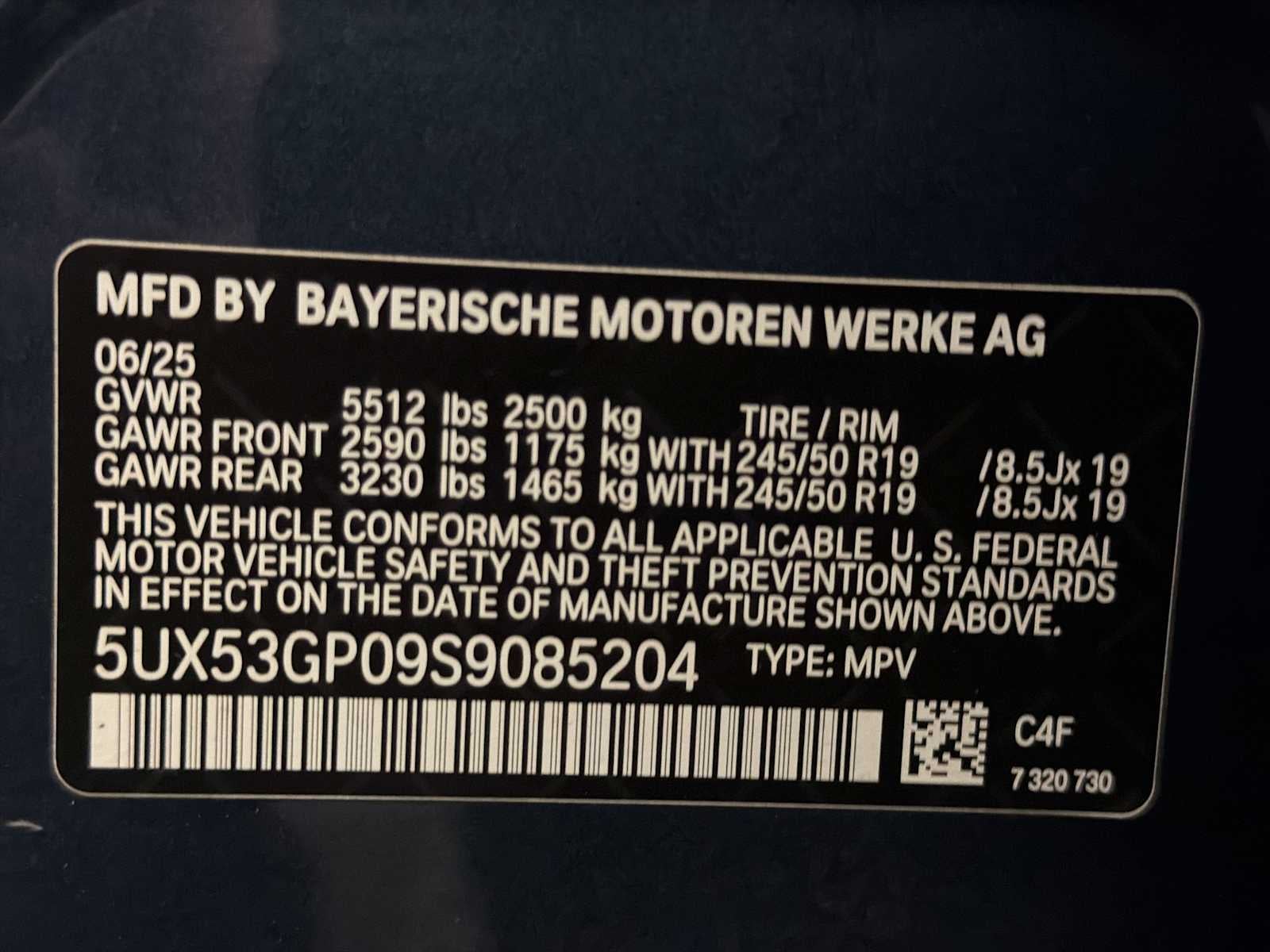 2025 BMW X3 30 xDrive Sports Activity Vehicle