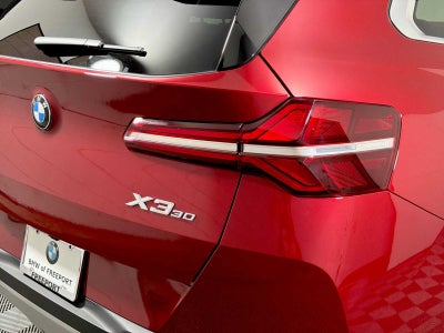 2026 BMW X3 30 xDrive Sports Activity Vehicle