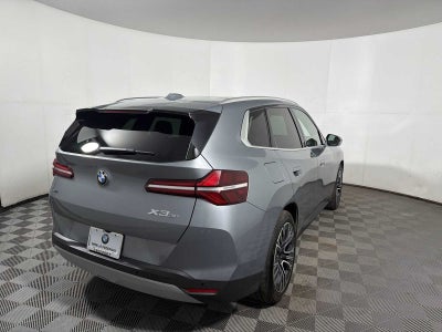 2025 BMW X3 30 xDrive Sports Activity Vehicle