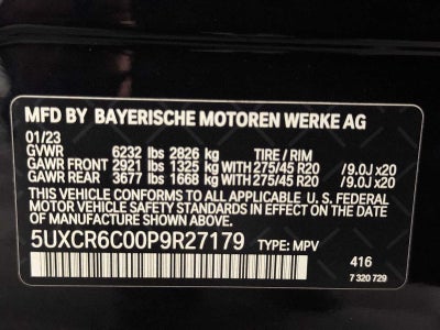 2023 BMW X5 xDrive40i Sports Activity Vehicle