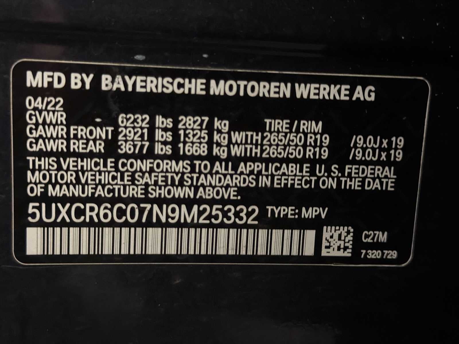 2022 BMW X5 xDrive40i Sports Activity Vehicle