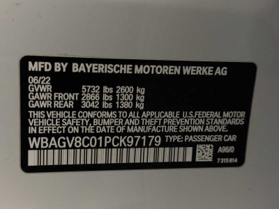 2023 BMW 8 Series M850i xDrive Gran Coupe