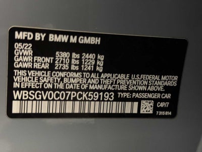 2023 BMW M8 Competition Gran Coupe