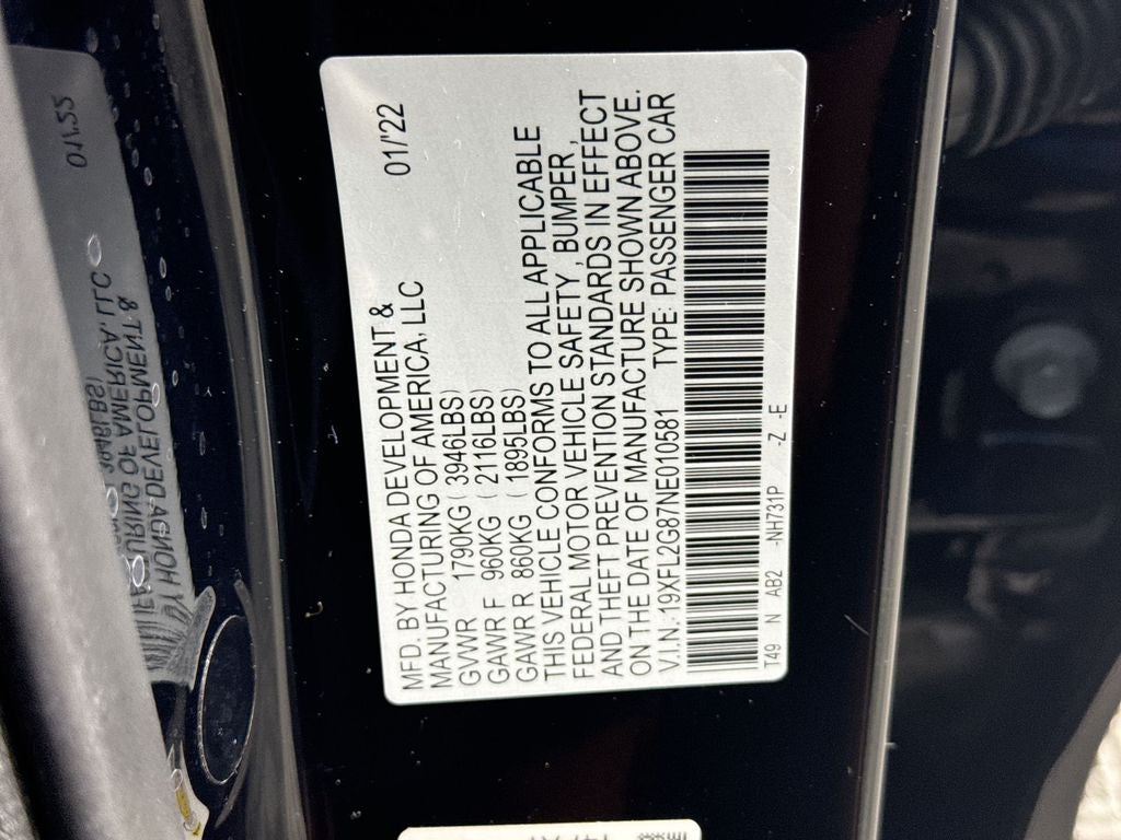 2022 Honda Civic Sport