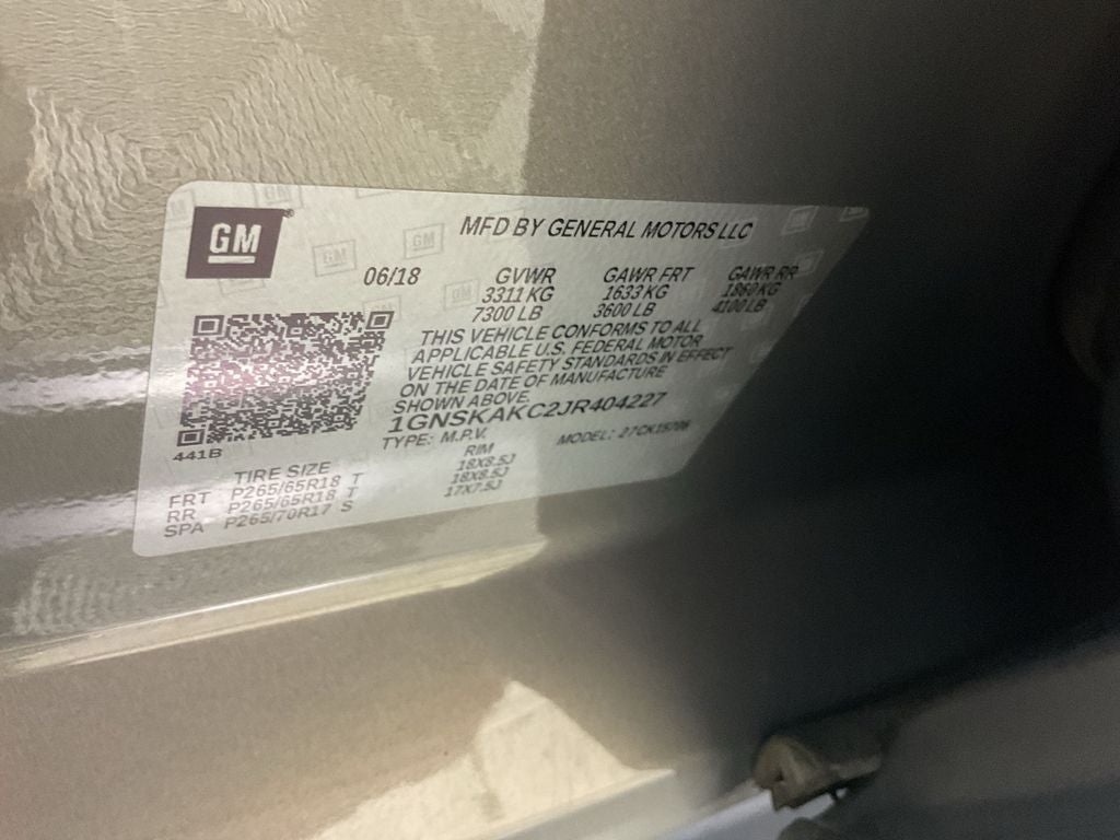 2018 Chevrolet Tahoe LS