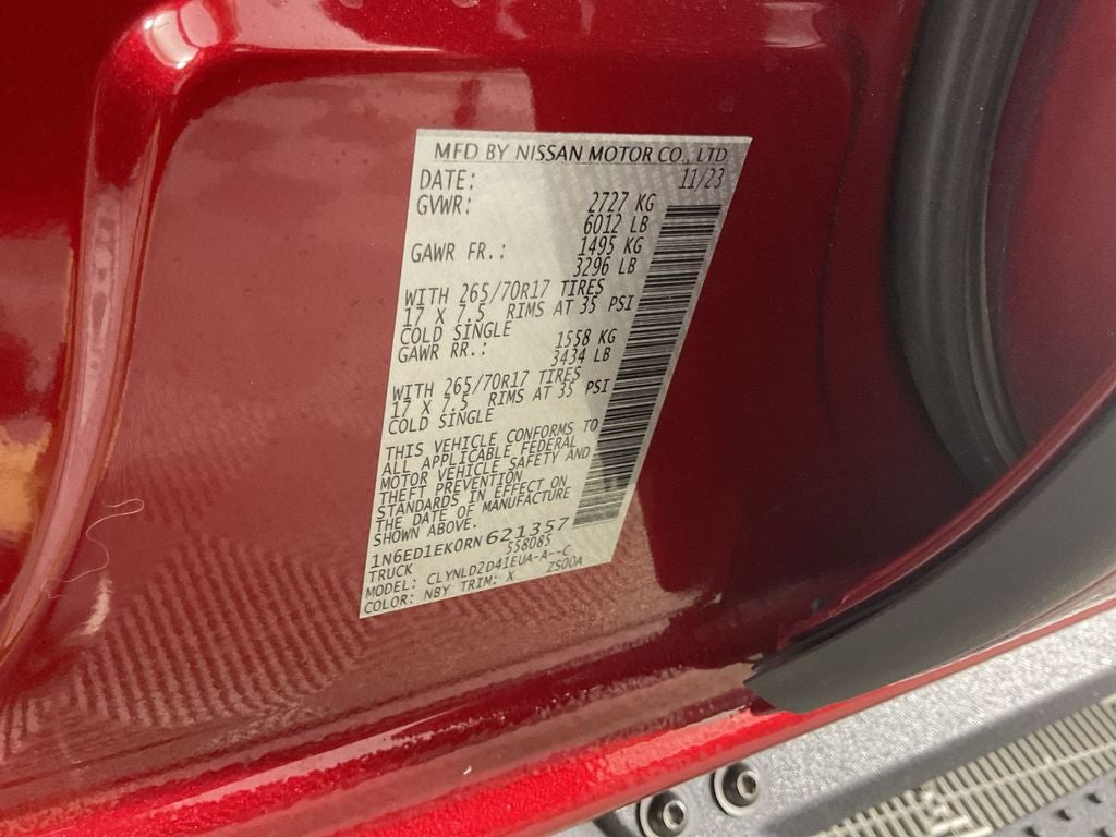 2024 Nissan Frontier PRO-4X