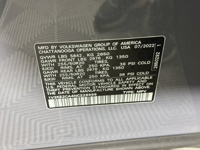 2022 Volkswagen Atlas Cross Sport 3.6L V6 SE w/Technology