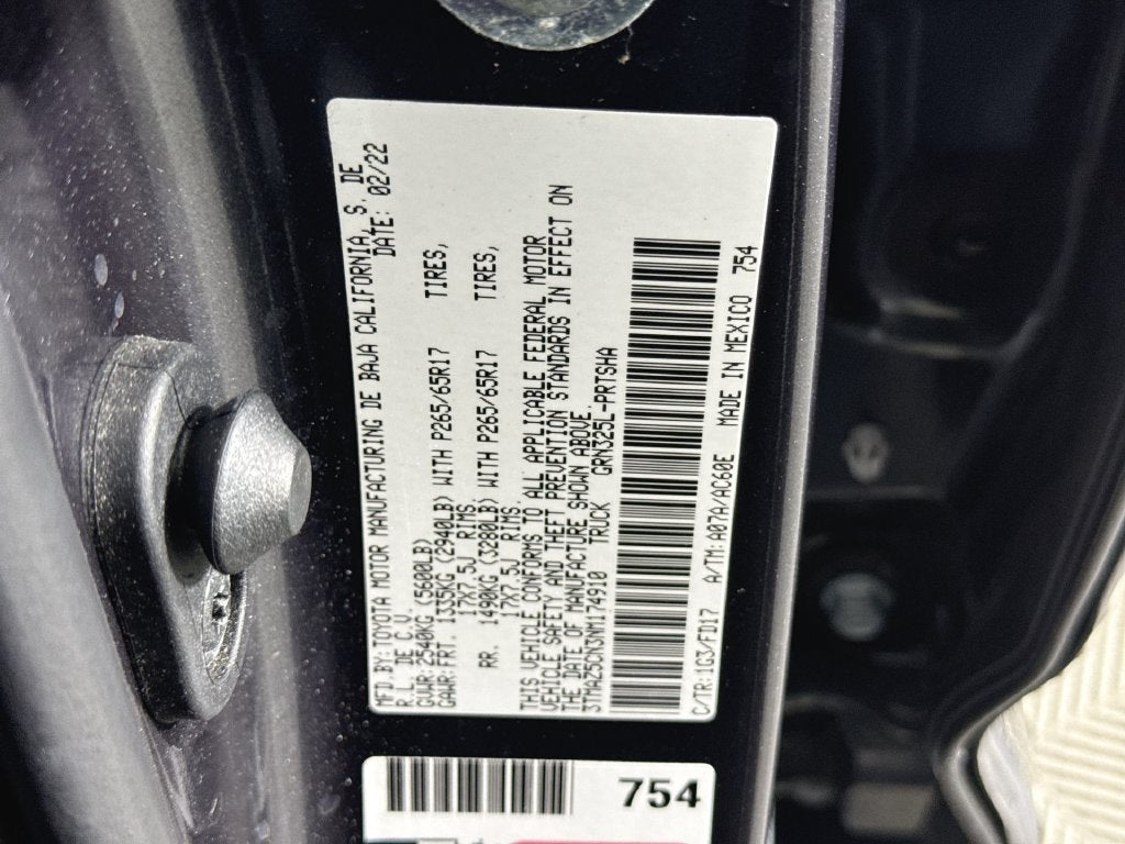 2022 Toyota Tacoma TRD Sport V6