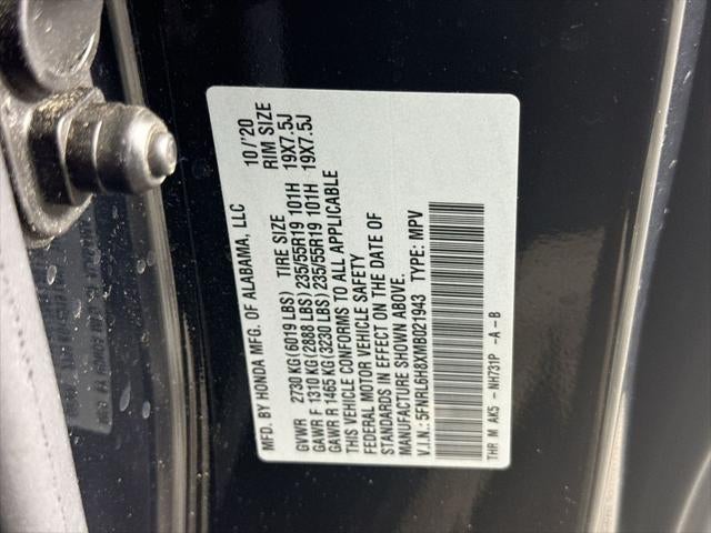 2021 Honda Odyssey Touring