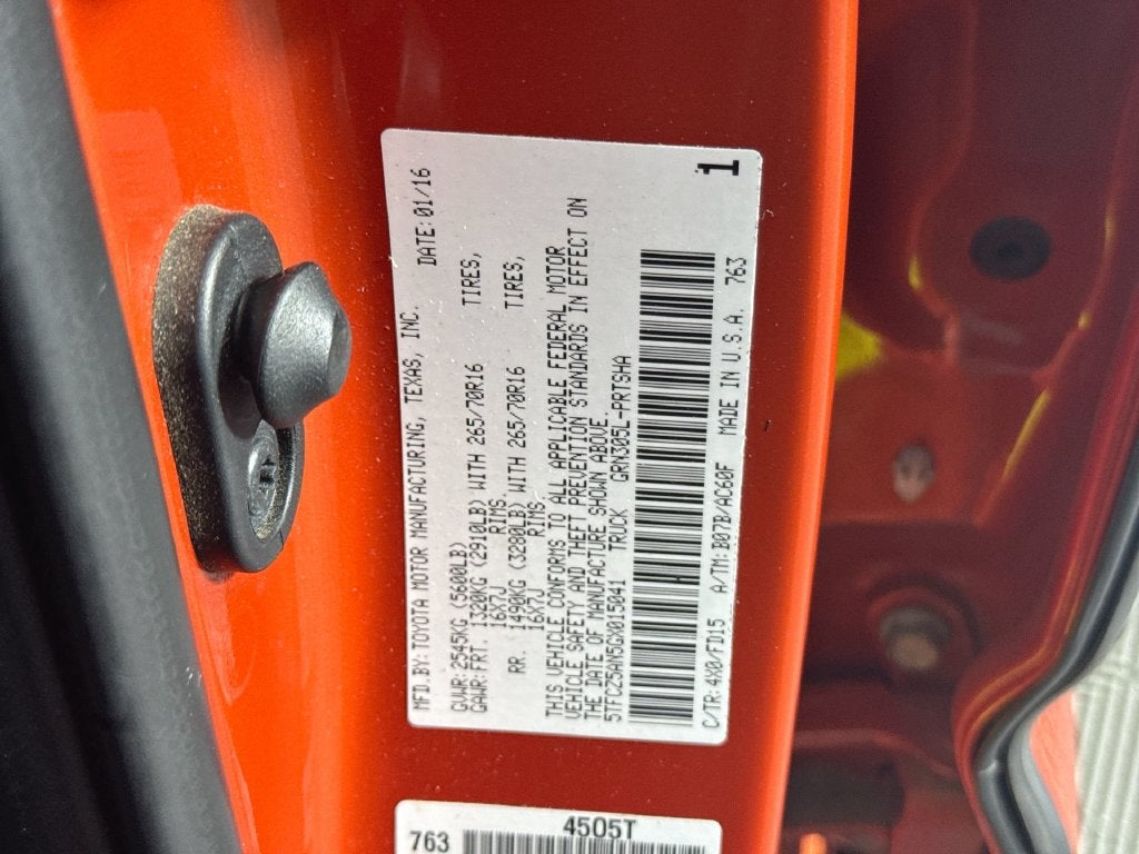 2016 Toyota Tacoma TRD Off-Road V6