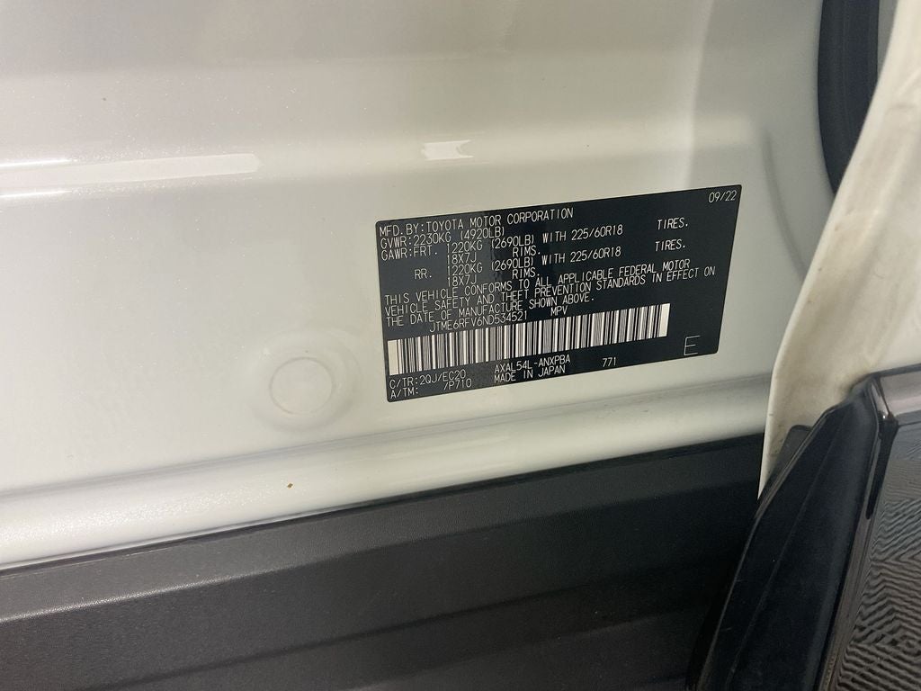 2022 Toyota RAV4 Hybrid XSE