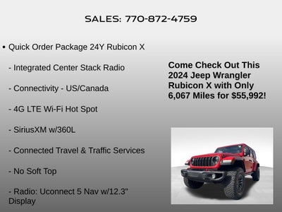 2024 Jeep Wrangler Rubicon X