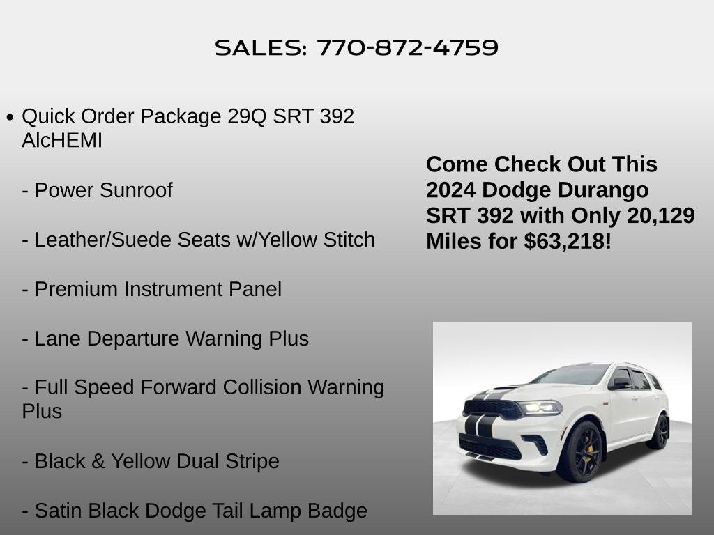 2024 Dodge Durango SRT 392