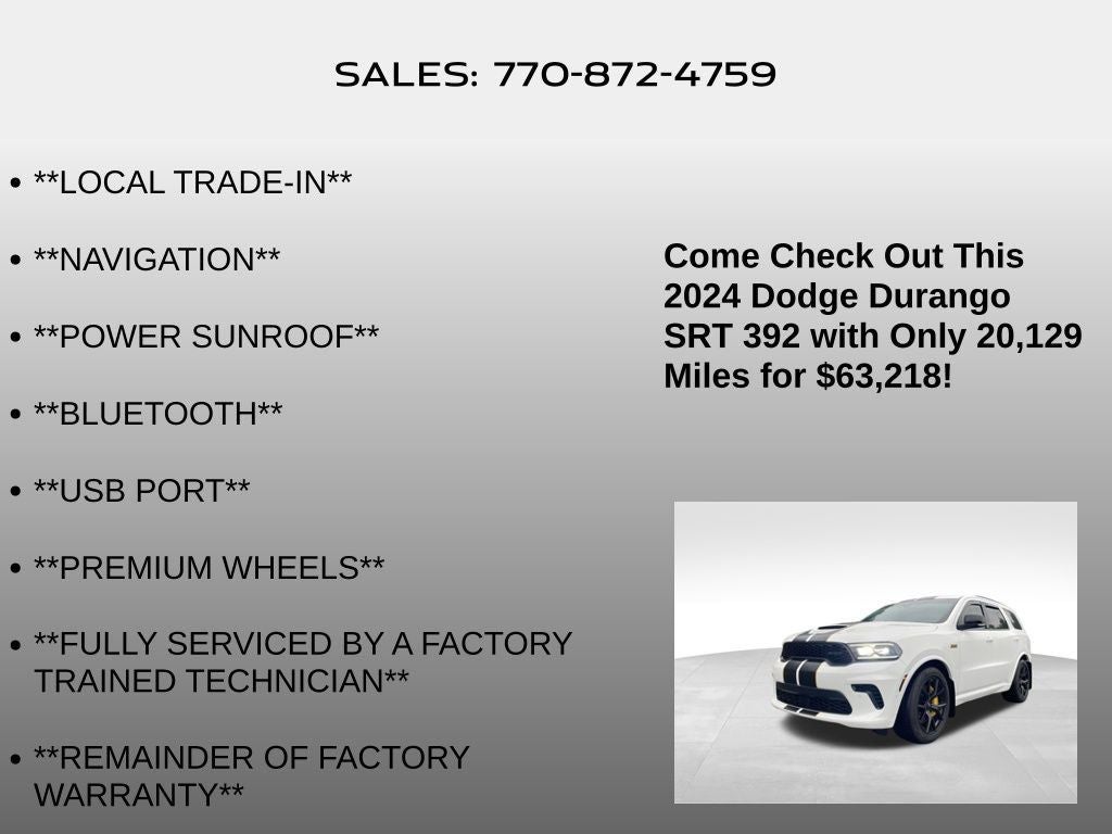 2024 Dodge Durango SRT 392