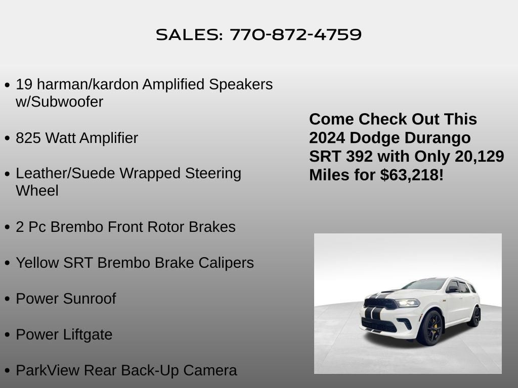 2024 Dodge Durango SRT 392