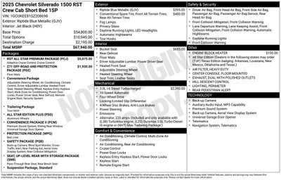 2025 Chevrolet Silverado 1500 RST