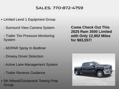 2025 RAM 3500 Limited