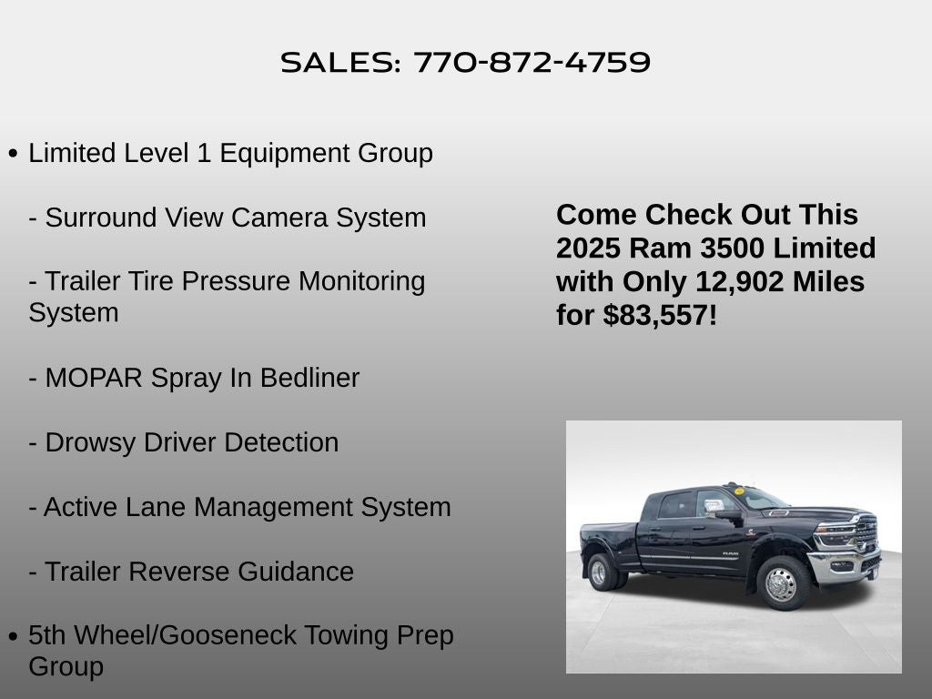 2025 RAM 3500 Limited