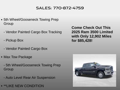 2025 RAM 3500 Limited