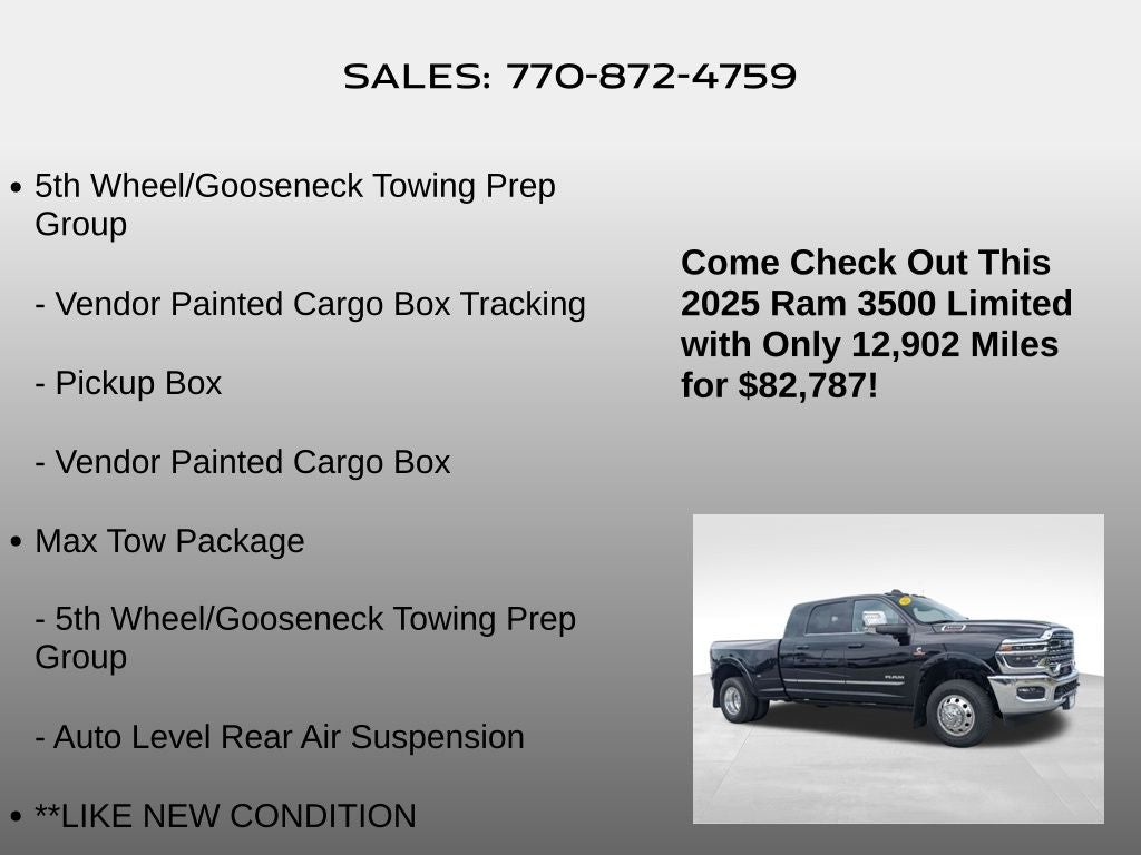 2025 RAM 3500 Limited