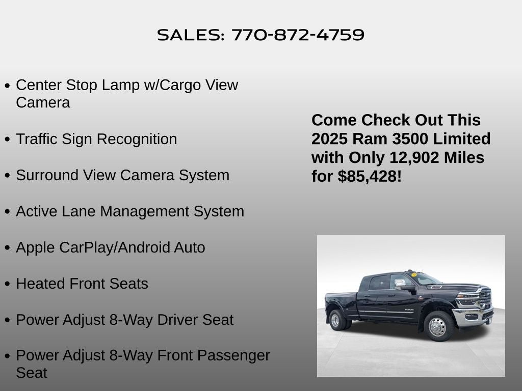 2025 RAM 3500 Limited