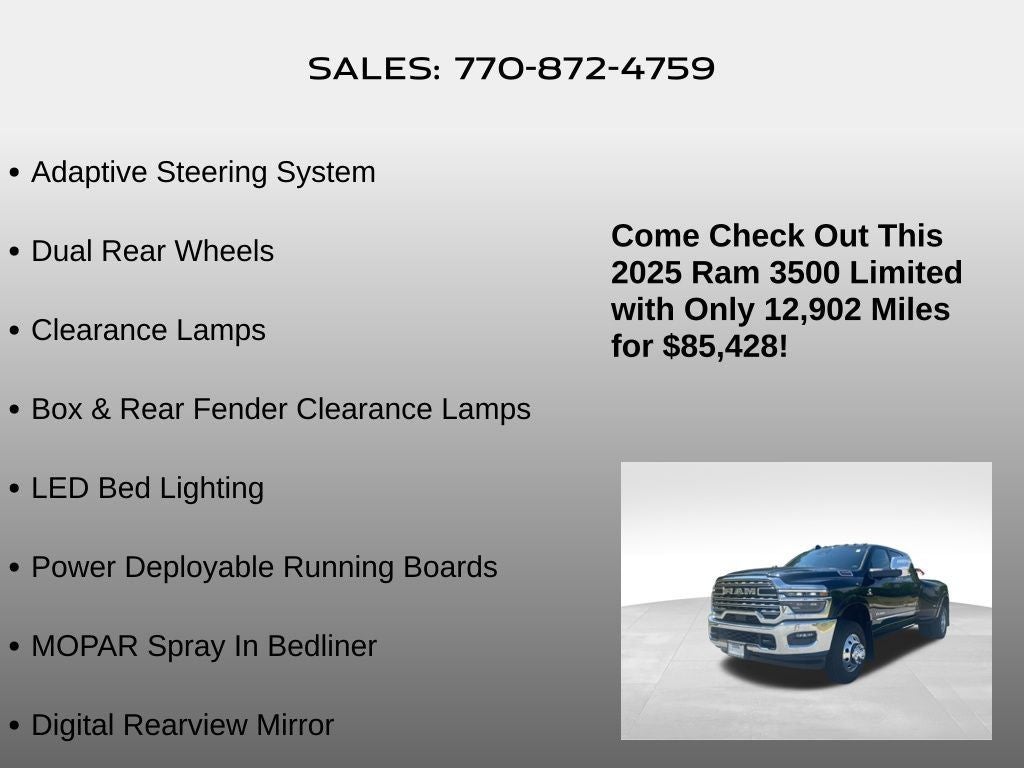 2025 RAM 3500 Limited