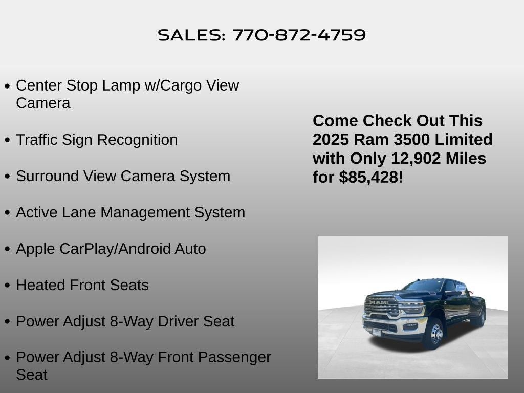 2025 RAM 3500 Limited