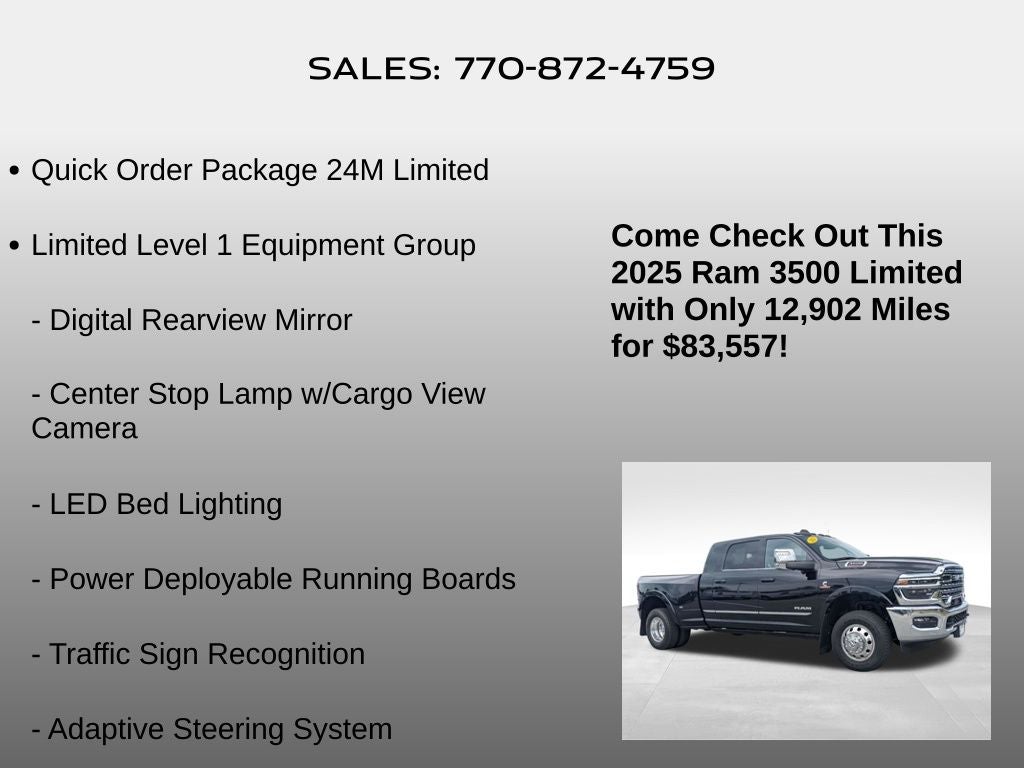 2025 RAM 3500 Limited