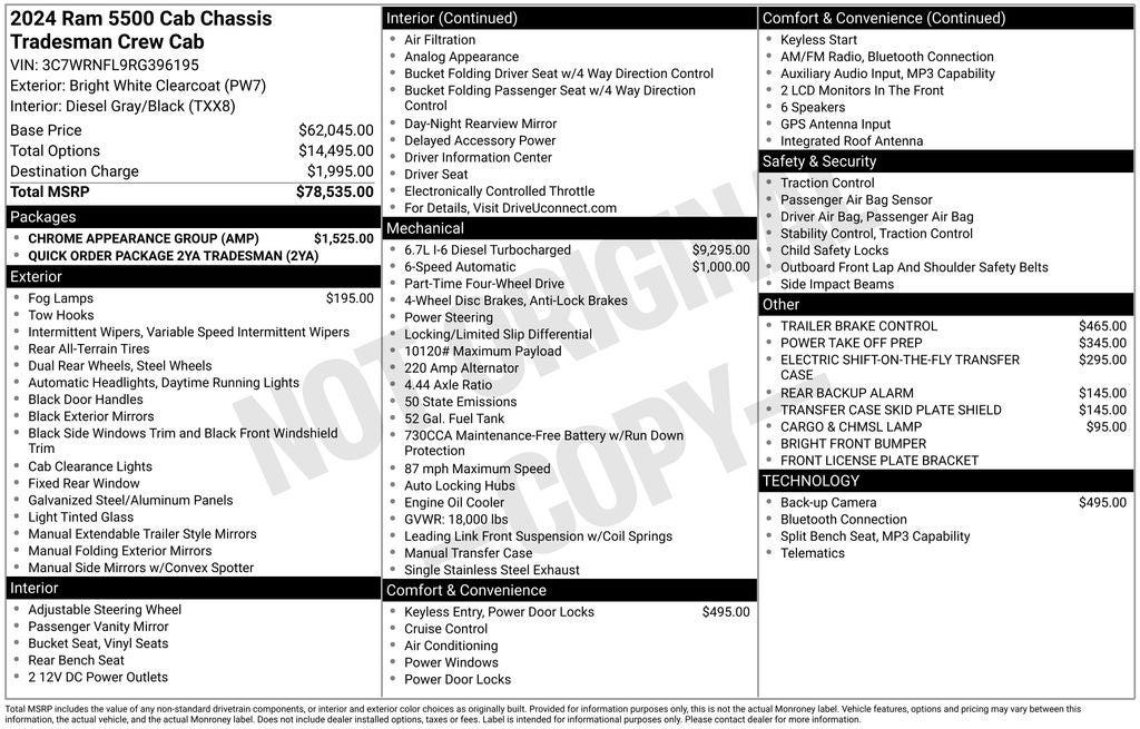 2024 RAM 5500HD Tradesman