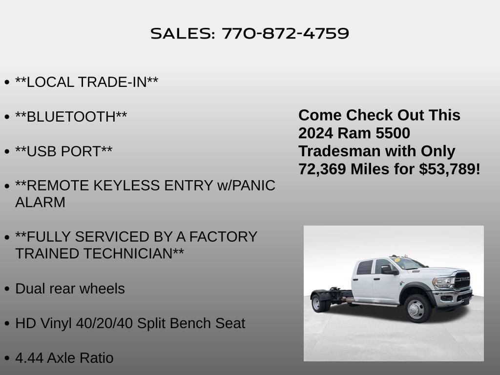 2024 RAM 5500HD Tradesman