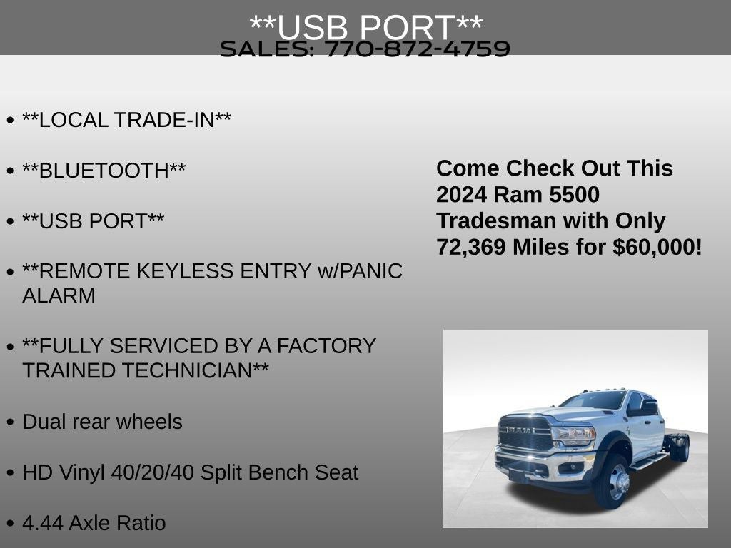2024 RAM 5500HD Tradesman