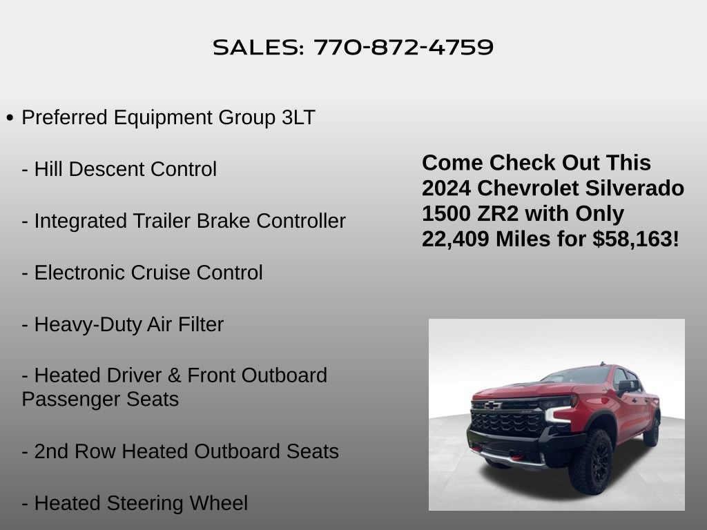 2024 Chevrolet Silverado 1500 ZR2