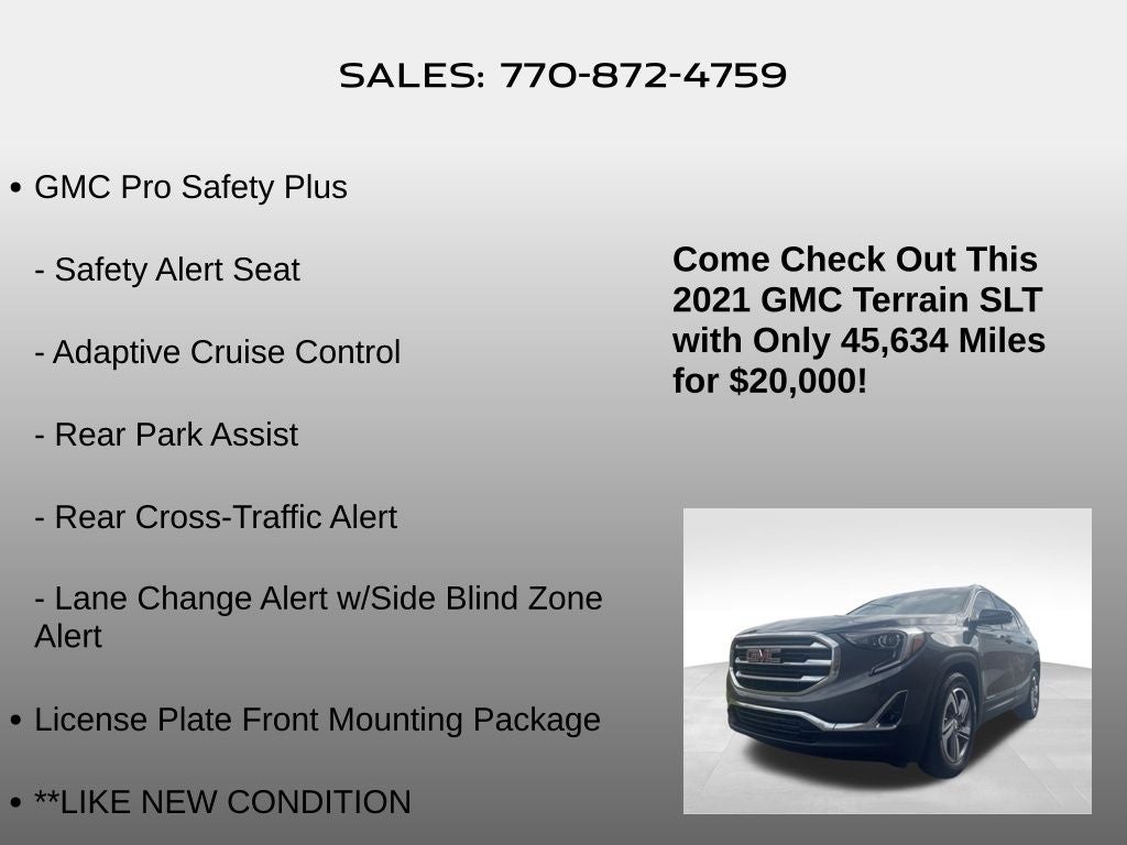 2021 GMC Terrain SLT