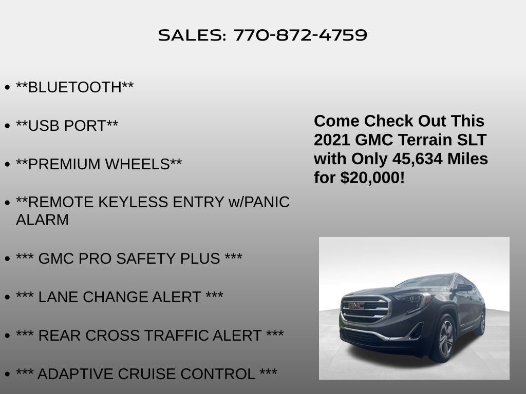 2021 GMC Terrain SLT